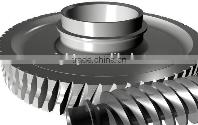 Wormgear With Butterfly Valve in Brass