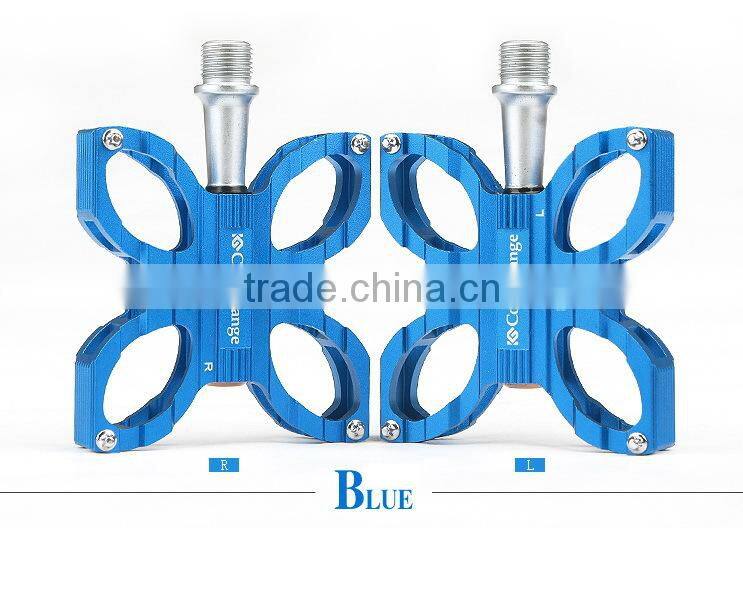 Colorful ball bearing steel cage bicycle pedals for MTB and BMX