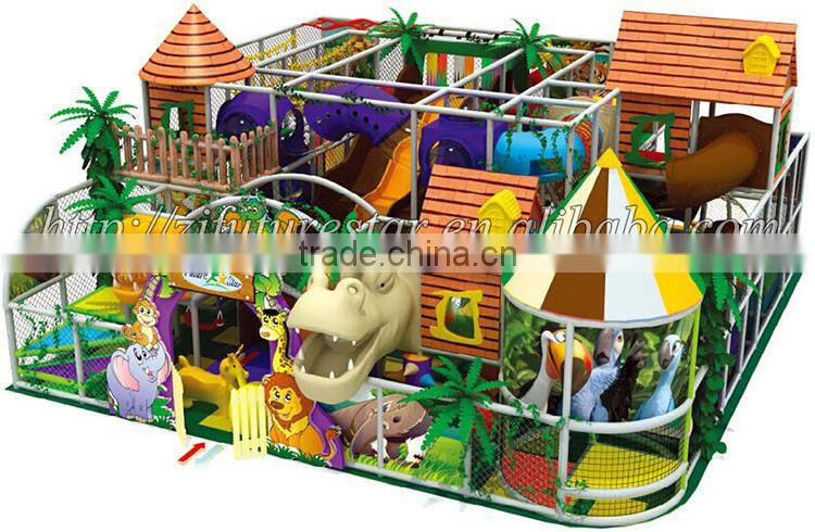 Free design CE & GS standard eco-friendly LLDPE kids indoor plastic playground equipment