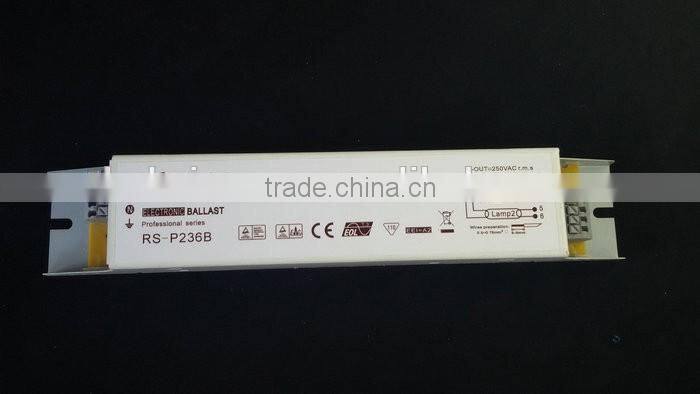 Best Quality Dimmable Fluorescent TUV CE Electronic Ballast T8 2X36