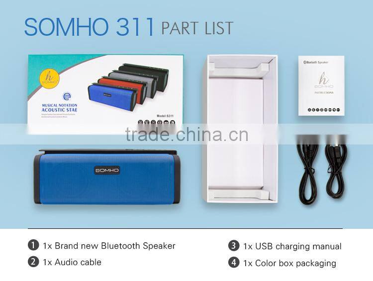 2015 new product wireless bluetooth boom box speaker, portable speaker box with NFC