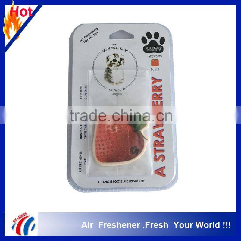 2016 Advertising Promotional Paper Air Fresheners with blister packing