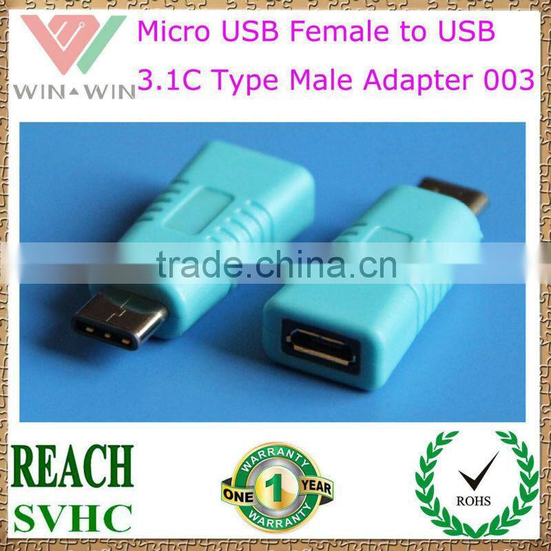 Micro USB Female to USB 3.1 C Type Male Adapter 017