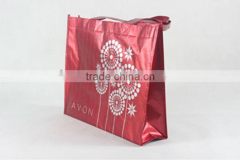 Lead Free Lamination Printed Recycled Bottle Fabric RPET Non Woven Promotional Gift Bag