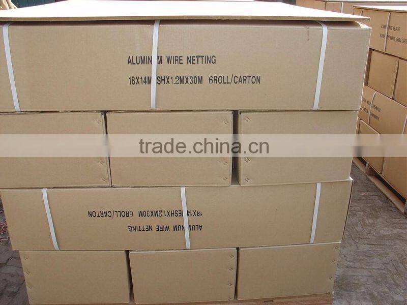 aluminum window screen 18X16mesh to prevent insect