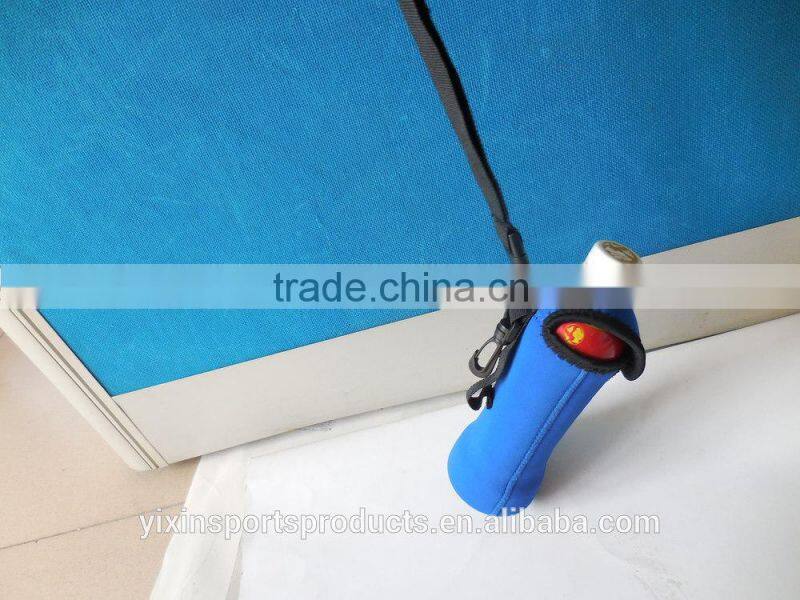 neoprene bottle cooler insulate water bottle cooler bag with handle strip,beer can cooler holder