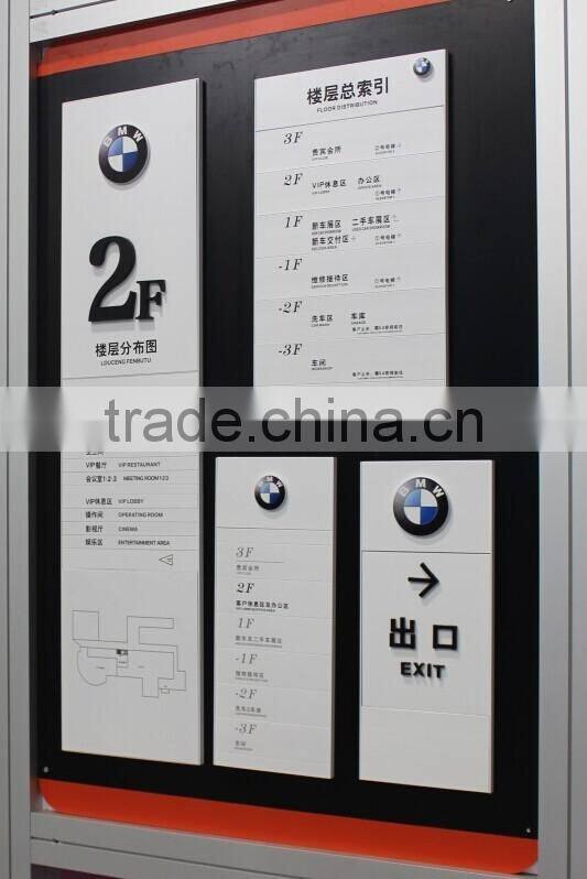 Illuminated Office sign plate