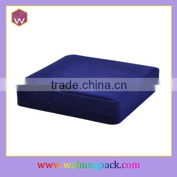 Fancy Black Plastic Jewelry Gift Box For Necklace/Pendant Wholesale & Custom Necklace Package Box