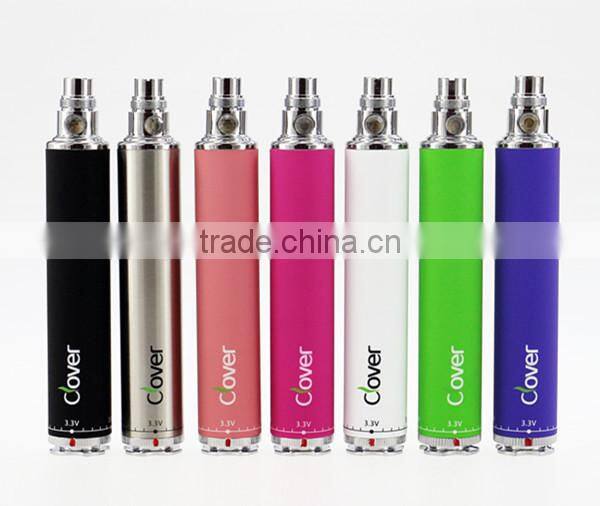special new mega 2600mAh ego adjustable battery color , ego various voltage better choice