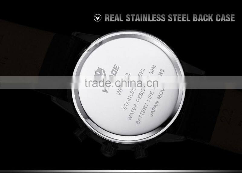 WEIDE Watch Alibaba Express Waterproof Man Watches Top 2015