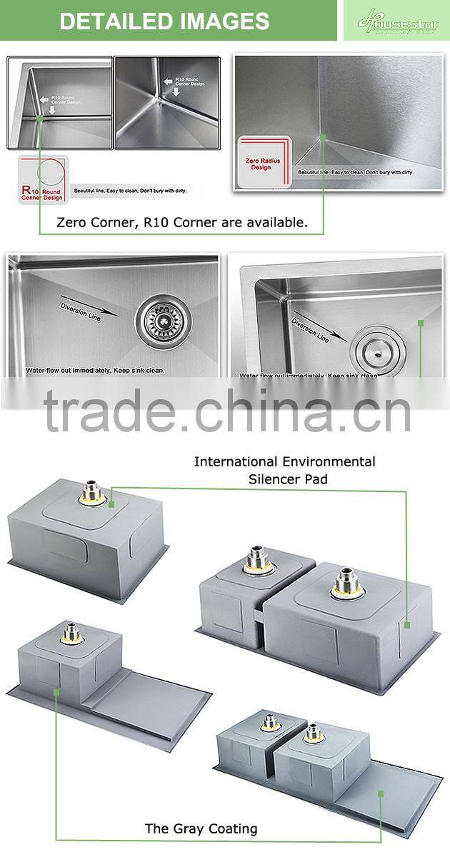 AP3120 new product high quality apron single bowl handmade stainless steel kitchen wash sink