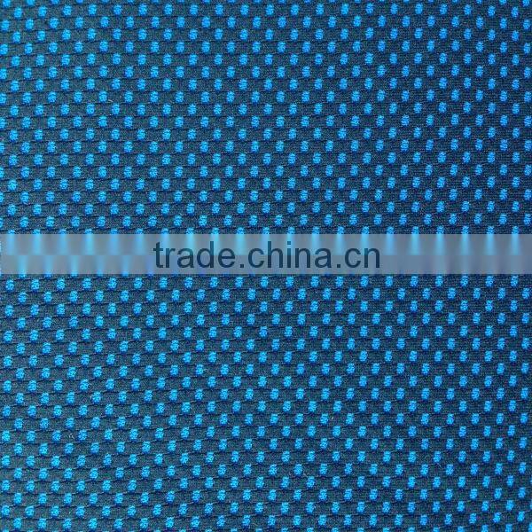 Jacquard 95%p 5%sp yarn dyed thermal knit fabric