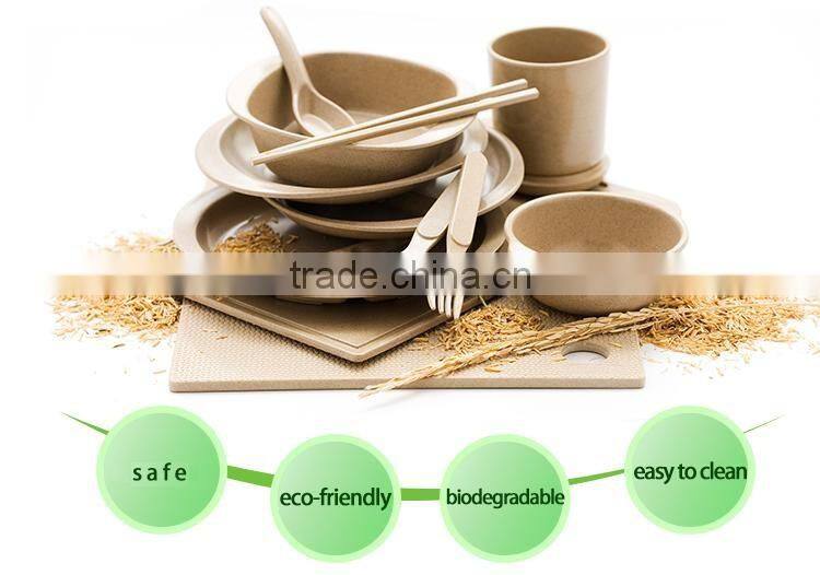 eco friendly organic material biodegradable restaurant dinner plate