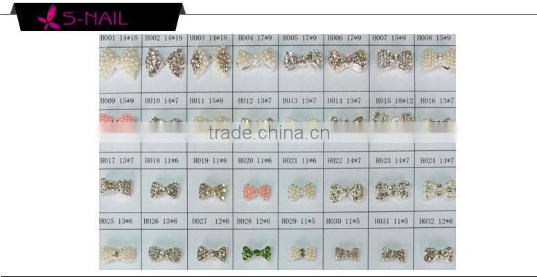 Newest 3d alloy nail art decoration, nail jewerly, metal nail art