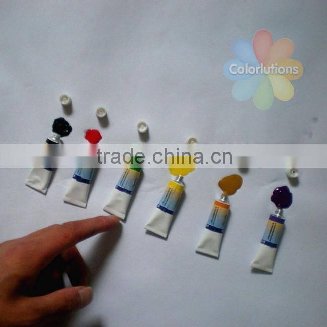 75ml tube packed OEM made artist non-toxic acrylic paint
