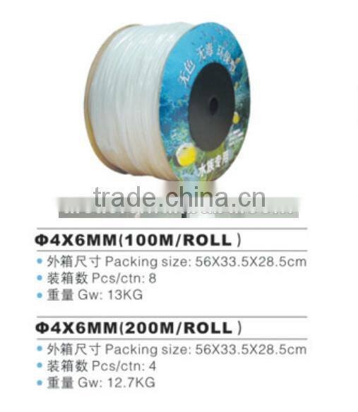 aquarium Flexible plastic Tubing hose 4/6MM 100M
