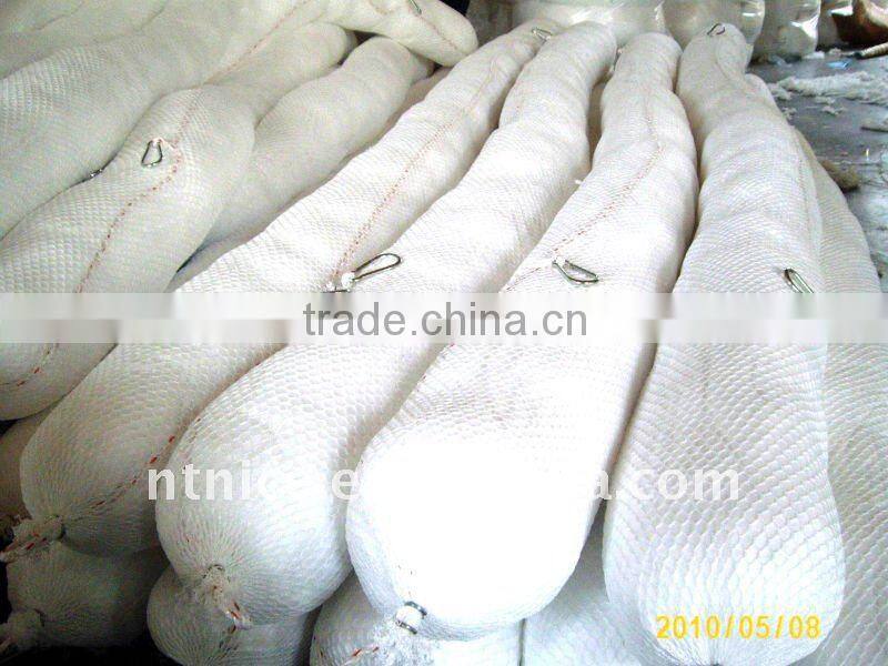 high absorbency net boom for marine leakage control and spill management