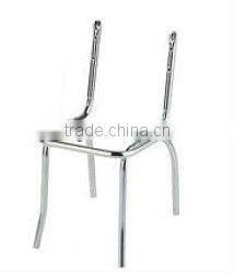 chromed frame of bar chair