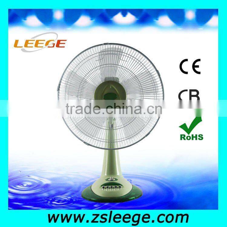 New design 16 inch electric table fan / desk fan / 5 blades mini electric fan