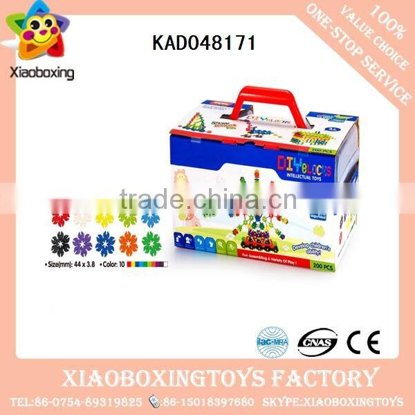 DIY educational plastic building blocks toys