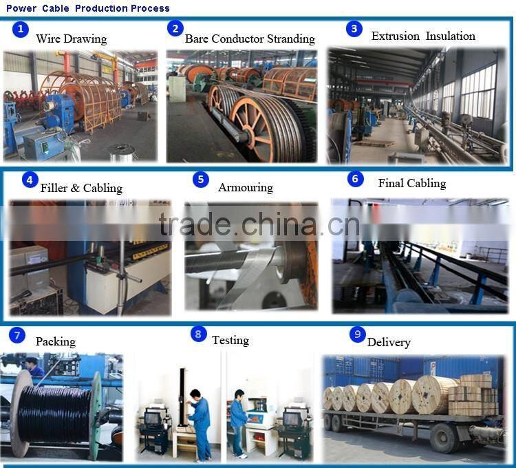 XLPE electrical wire cable power cable AL 240mm aluminum underground cable