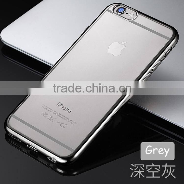 Cheap Price Electroplating TPU Case for iPhone 6 6S Back Case Cover