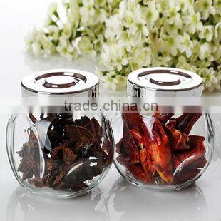 200ml tumbler glass Condiment Bottle Glass Candy Jar Glass Salt/Sugar Jar