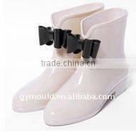 2011New style Lady ankle rain boots,Butterfly rain boots