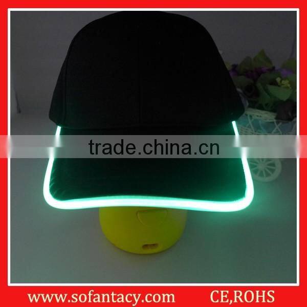New branded promotional gift led cap hat,led baseball cap