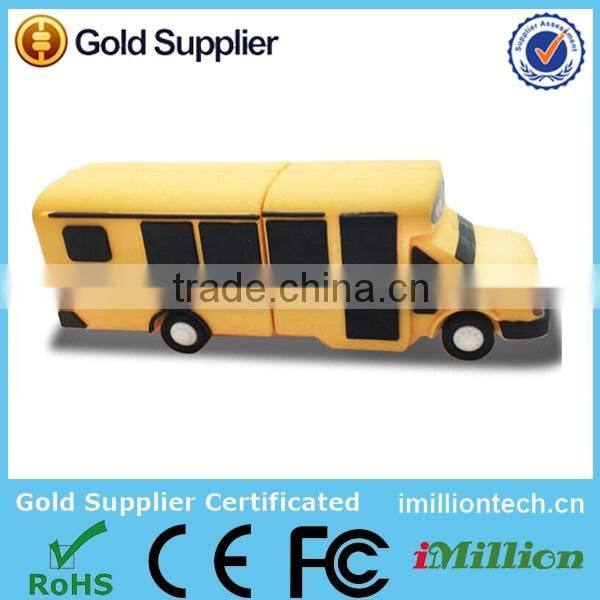 new design school bus usb flash drive with cheap price