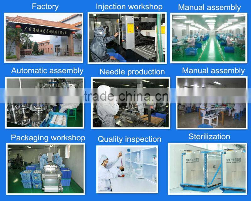 Automatically lock safety injection needle