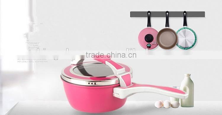 spiral nonstick sauce pan milk pot