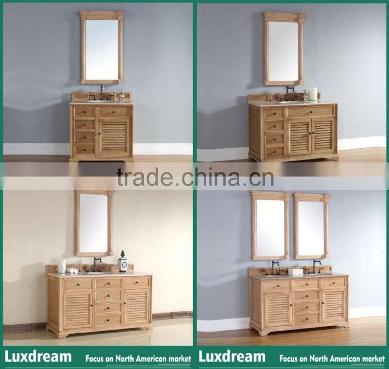 Toronto nature wood bathroom vanities with granite top