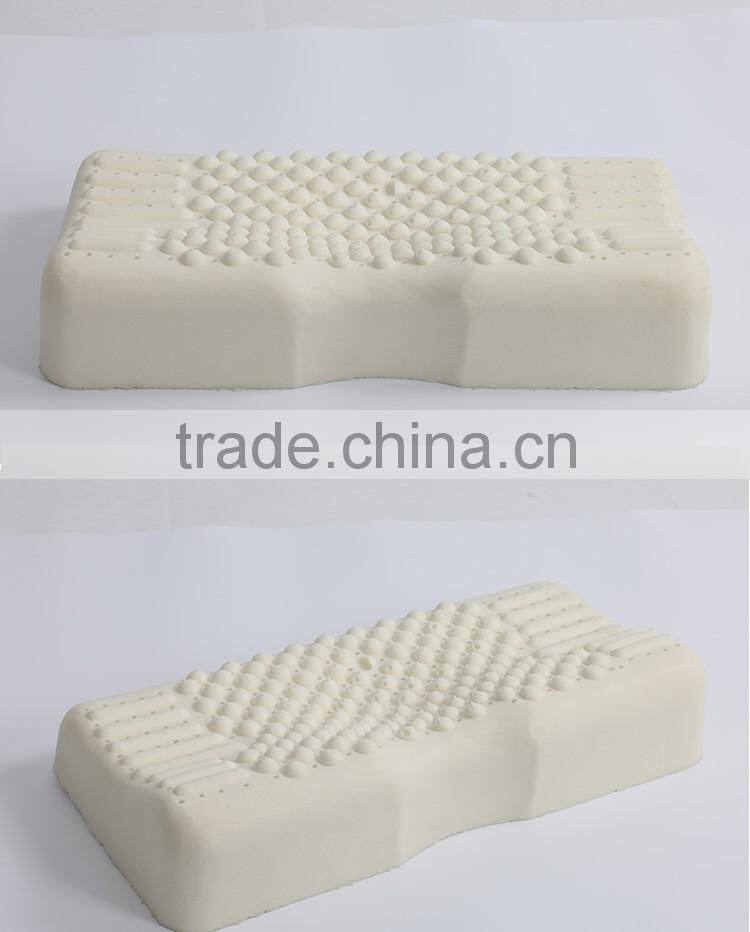 XD-KM006 relaxing neck protection massage pillow/health latex pillow cover 50D 60*30*11/13