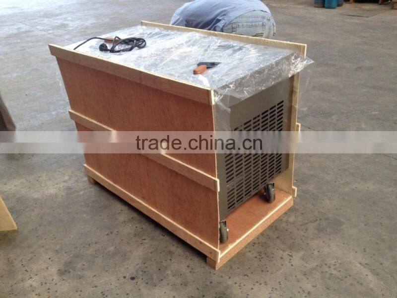 Frozen yogurt fruit ice cream rolls making machine with real fruit