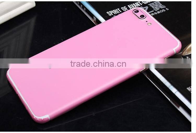 mobile phone accessories for iphone 7 colorful matte finish sticker decal skin cover