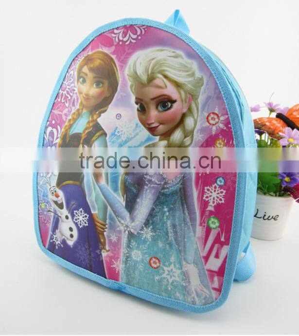 wholesale cute non woven frozen cartoon kids children school backpack