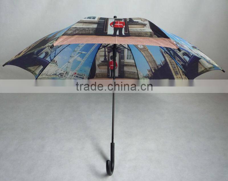 2016 new design london print umbrella, custom london printing umbrella