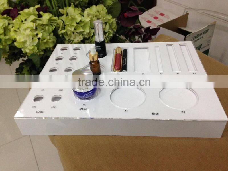 cosmetic promotional counter top acrylic display
