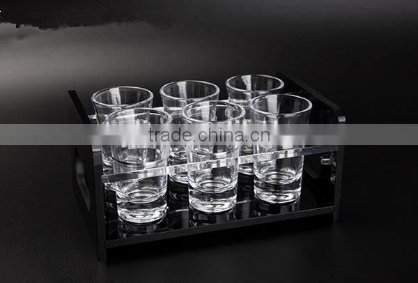 transparent KTV table bottle wine drink display rack
