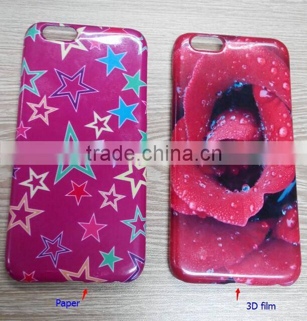 3D Sublimattion Film For Phone Case Printing