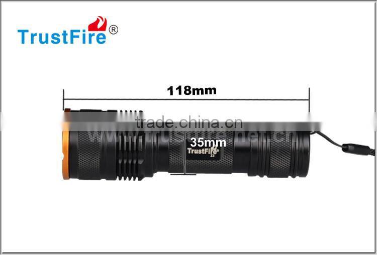 Trustfire Z3 CREE XM-L 2 high power rechargeable zoomable led flashlight
