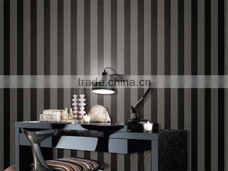 newest striped non woven wallpaper for home decor living room