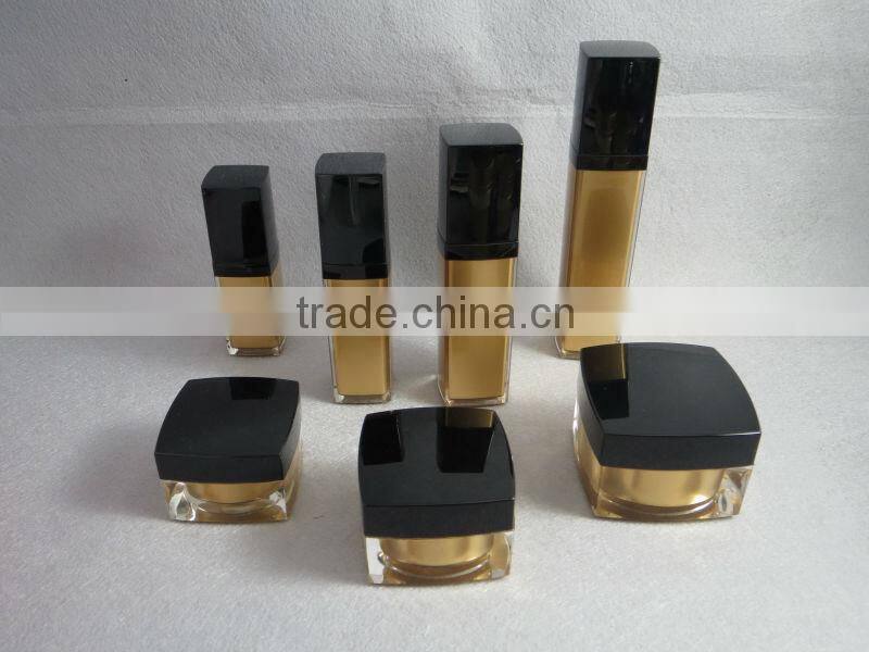 acrylics cosmetic jar with PMMA material