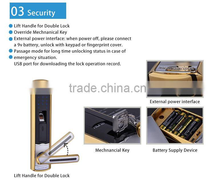 korea rfid digital fingerprint door lock for apartment