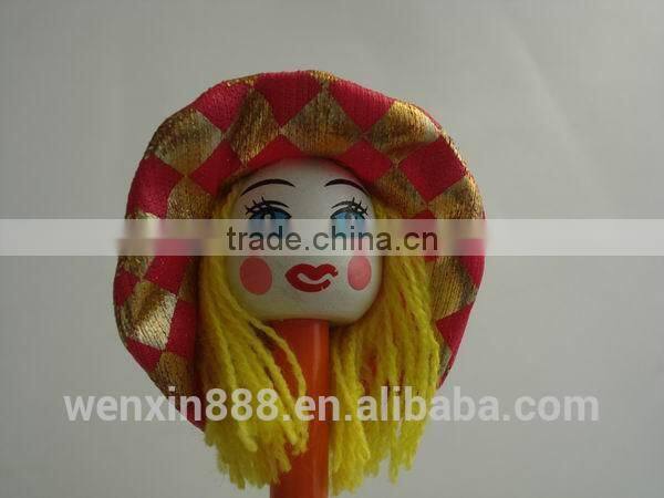 promotional cheap HB wooden decorative pencils for drawing