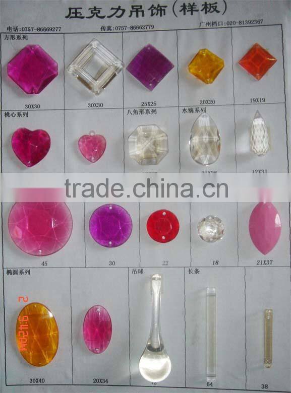 C205 acrylic rhinestone wedding decoration