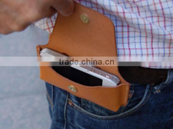 Customized hot sale leather waterproof phone case