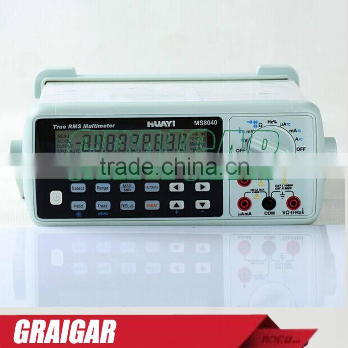 New High Accuracy Digital MultiMeter MS8040 Top Multimeter 6300 Counts with Large Display