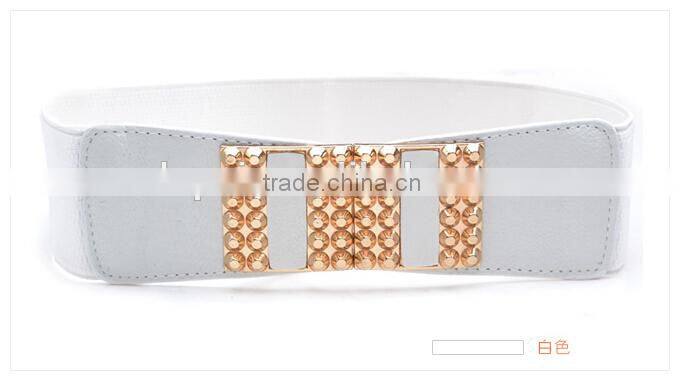 2014 Best fashion silver metal belt women fashion belt